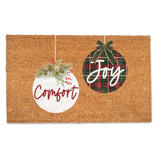Comfort &#x26; Joy Ornaments Doormat